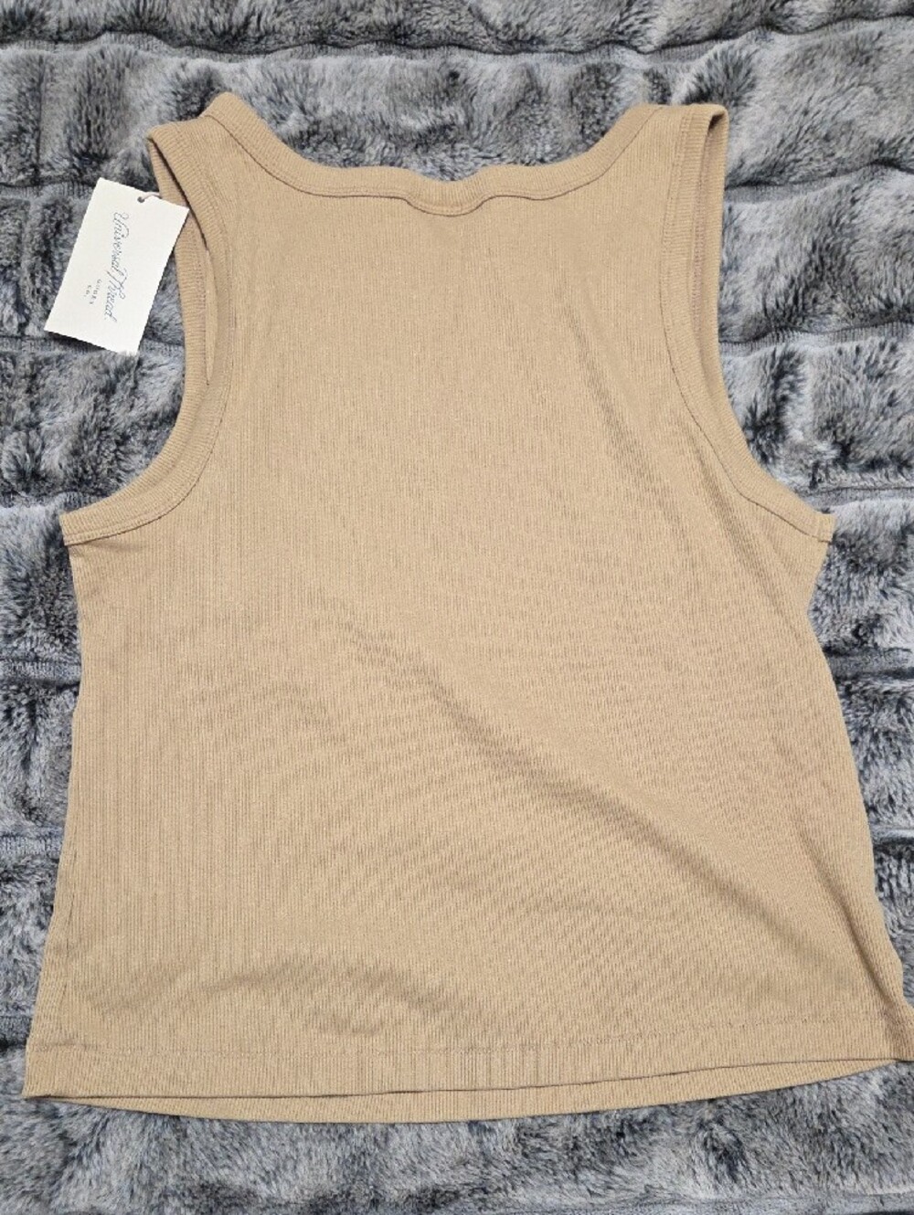 Universal Thread Sleeveless Rib Tank Top - Tan - Picture 3 of 3